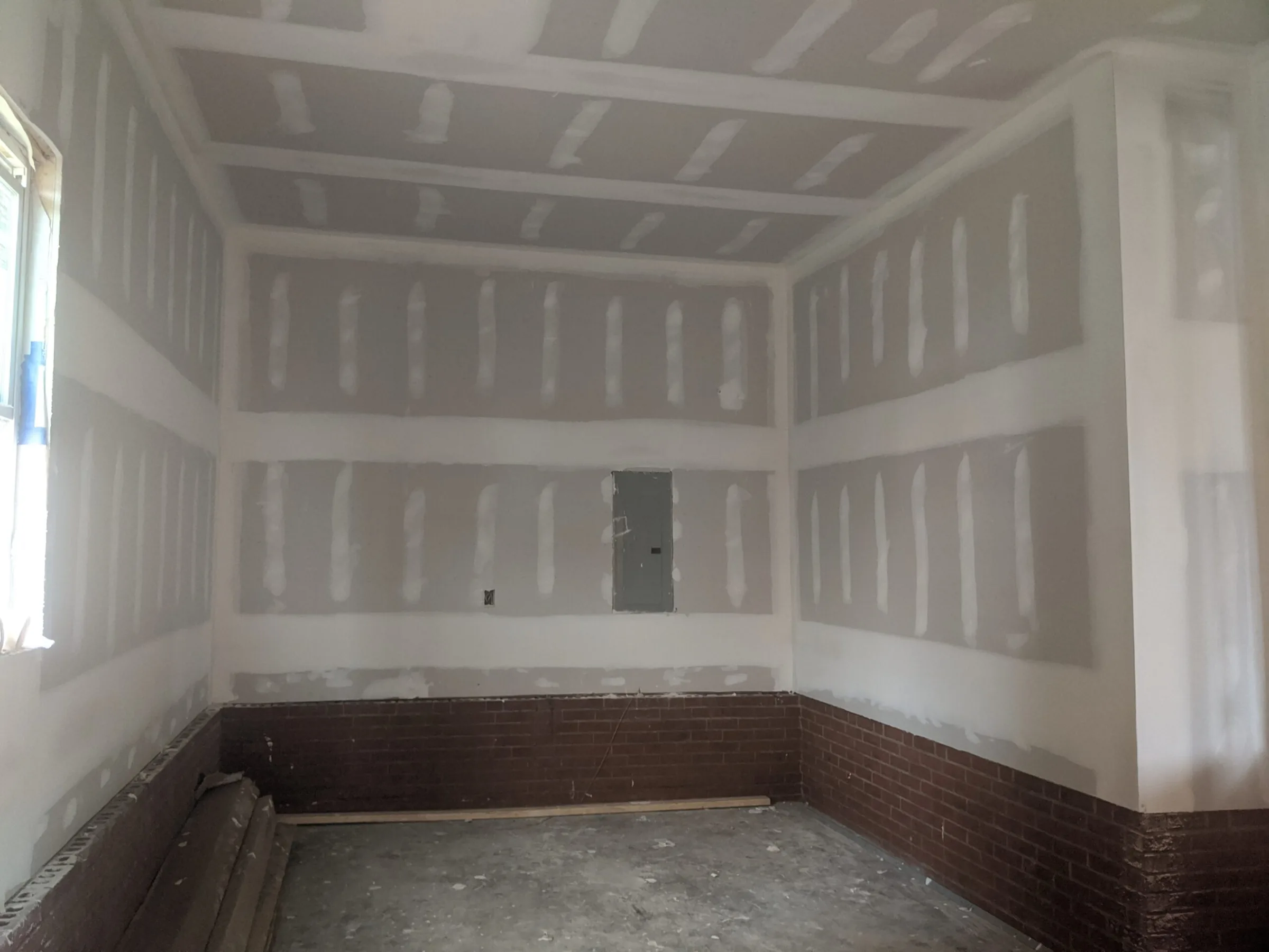 Interior renovation underway